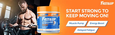 Fast&Up Citrulline (100 Servings) Citrulline Malate to Enhance Muscle ...