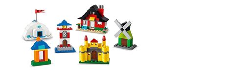 LEGO 11008 Classic Bricks and Houses Building Set, Preschool Toys for 4 ...