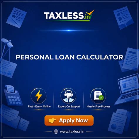 Personal Loan Calculator in Mapusa | Taxless.in