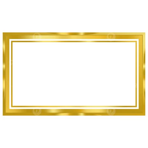 Rectangle Gold Frame, Frame, Border, Gold PNG Transparent Image and ...