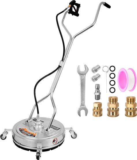 Amazon.com : VEVOR 24" Pressure Washer Surface Cleaner w/Handles ...