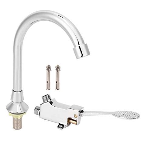 Faucet with Foot Pedal Accessories, Valve Bathroom Basin Faucet Set ...