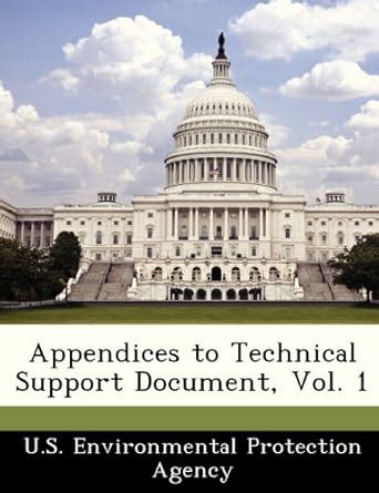 Appendices to Technical Support Document, Vol. 1 : Amazon.in: Books