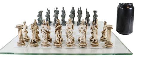 Ebros Greek Mythology Chess Set Olympian Gods and Demigods Zeus Hera ...