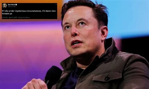“If I Die Under Mysterious Circumstances. . .” Elon Musk’s Cryptic ...