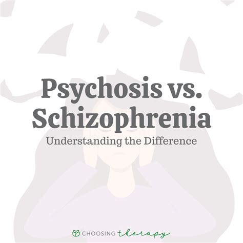 Schizophrenia Vs. Psychosis