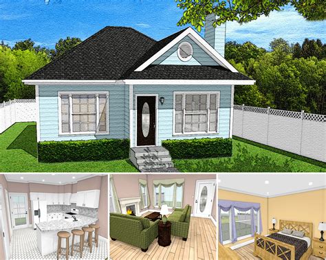 1 Bed 1 Bath 850 SF 30x30 House Plans, Guest Cottage Floor Plan, Tiny ...