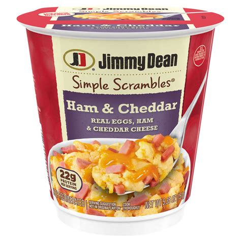 Jimmy Dean Simple Scrambles Ham & Cheddar | Fig App