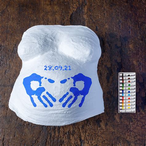 Bump Casting Kit for Creating a 3D Model Keepsake of Pregnant Belly ...