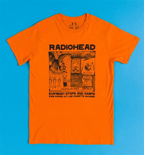 Radiohead Gawps Orange T-Shirt