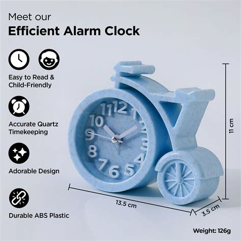 UMAI Alarm Clock (13cm) |Alarm Clock For Students |Loud Alarm Clock Fo ...
