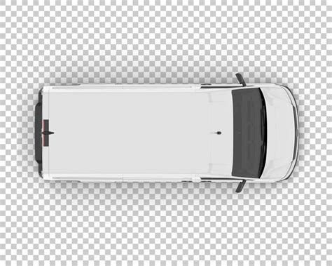 Mockup di furgone cargo PSD isolato su sfondo trasparente illustrazione ...