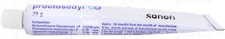 Proctosedyl Bd 0.1/0.25/2.5% Cream 20 GM | Order Proctosedyl Bd 0.1/0. ...