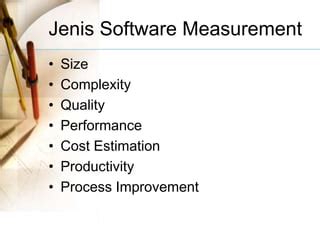 Software Measurement 的图像结果