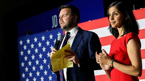 Usha Vance Has Helped Her Husband J.D. Vance Chart His Political Path ...
