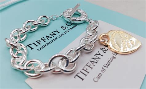 Браслет Tiffany&Co Gold Heart Тиффани Золотое Сердце ⋆