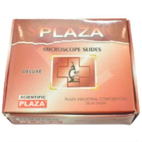 PLAZA DELUXE MICROSCOPIC SLIDES Manufacturer from Delhi