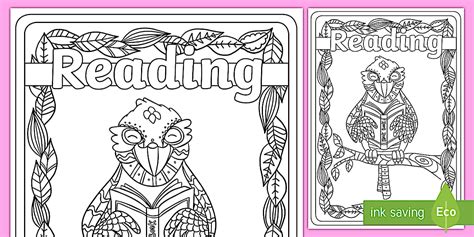 Reading Mindfulness Colouring Book Cover