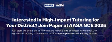 AASA NCE 2025 | Paper