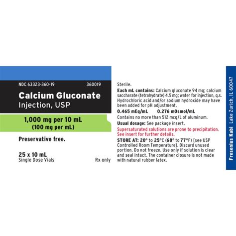 Calcium Gluconate Iv