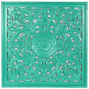 Royalzig Wooden Wall Hanging Panel Decor - Wood Hand Carved Wall Panels ...