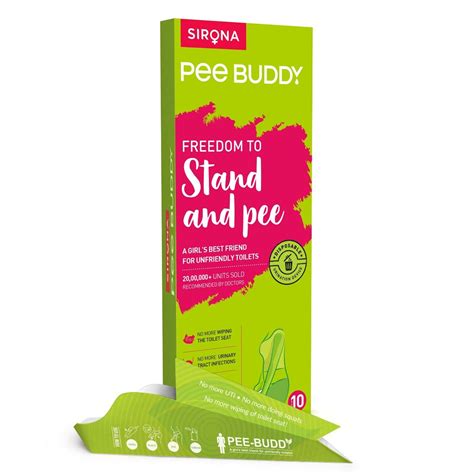 PeeBuddy Freedom to Stand and Pee Disposable Urination Device for Women ...