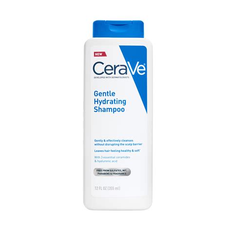 CeraVe Gentle Hydrating Shampoo for All Hair Types 12 fl oz - Walmart.com