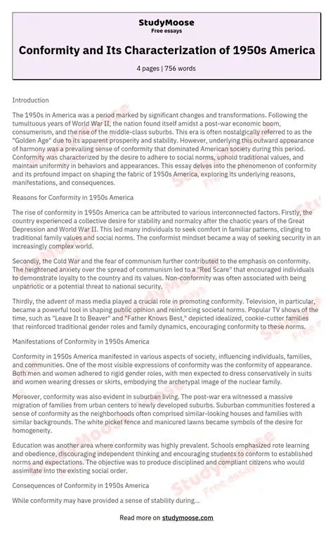 Conformity Essay Examples 的图像结果