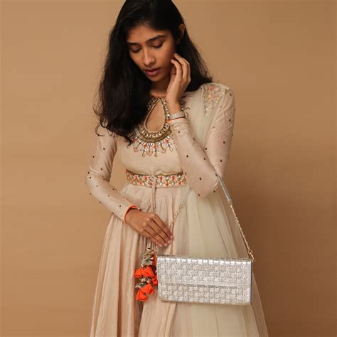 Buy Silver Sling Bag - Calonge