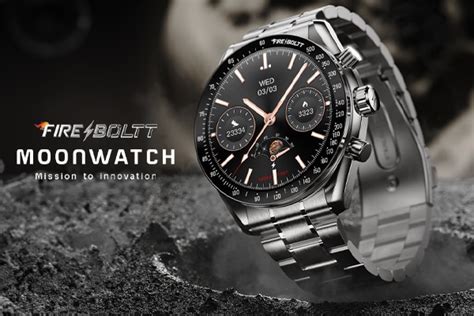 Buy Fire-Boltt Moonwatch Smart Watch with 36.3 mm (1.43 inch) Amoled ...