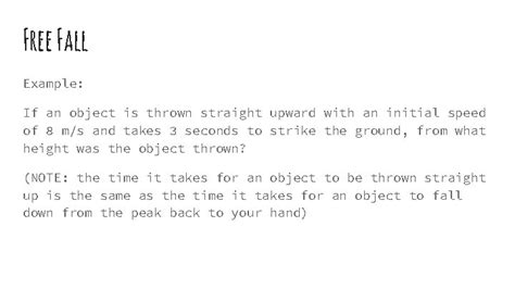 Image result for Free Fall Example