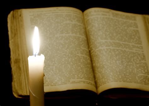 Free photo: book and candle - Book, Burning, Candle - Free Download ...