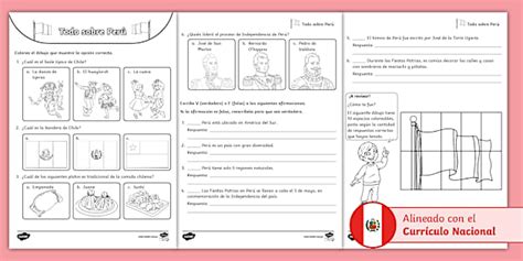Guía de trabajo: Todo sobre Perú | Twinkl (teacher made)