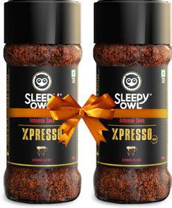 Sleepy Owl ntense Java Xpresso Coffee | Set of 2| 200 gm Instant Coffee ...