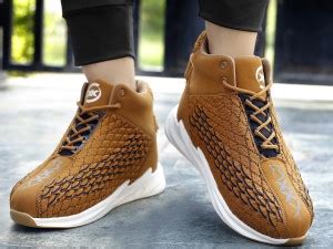 Fasczo Men's 3 Inch Hidden Height Increasing Sport Shoes for Cricket ...