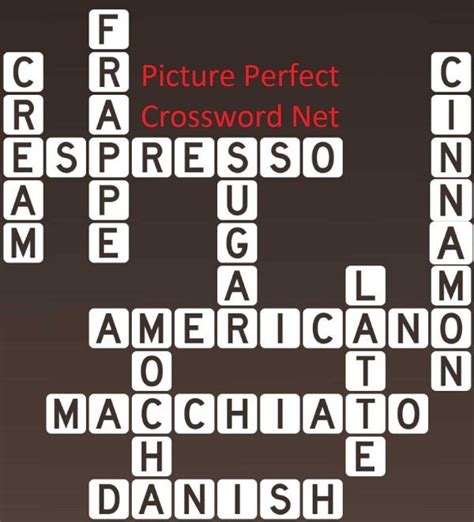 Coffee Break - Picture Perfect Crossword