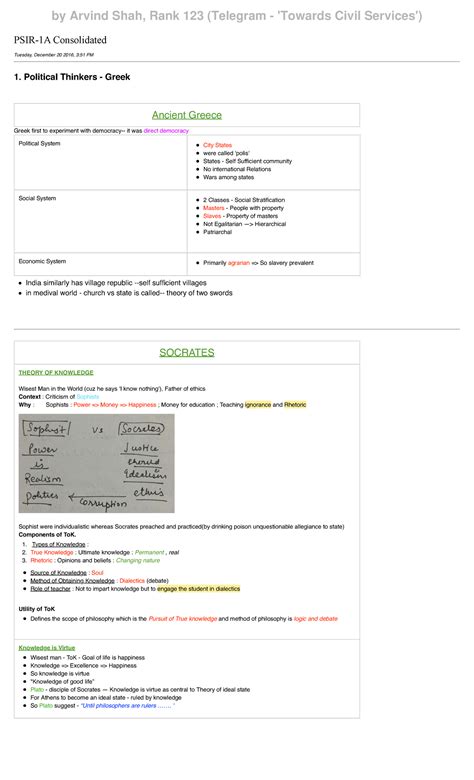 Paper 1 Part A PSIR Consolidated Notes by Arvind Shah, Rank 123 - PSIR ...