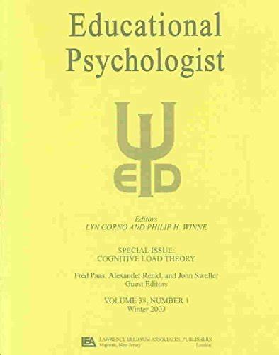 [(Cognitive Load Theory : A Special Issue of Educational Psychologist ...