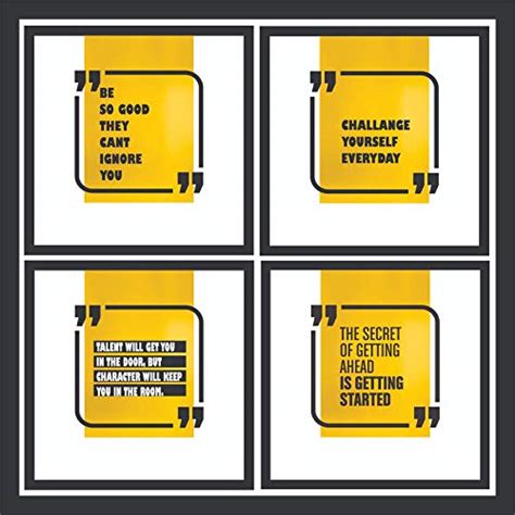 IMPERO PRINTS Motivational Wall Posters [Pack of 4 Non-Adhesive Paper ...