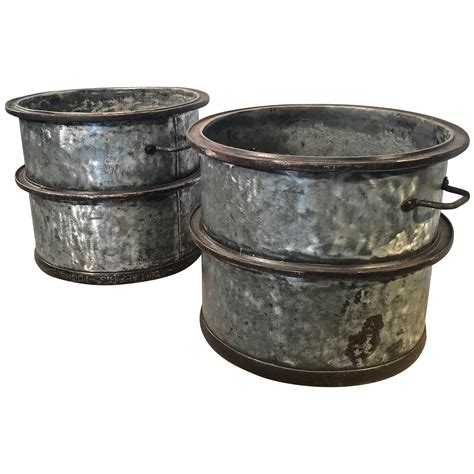 Galvanized Large Planters | Fasci Garden