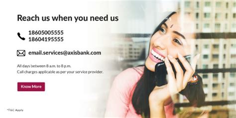 Axis Support - Customer Support - Axis Bank