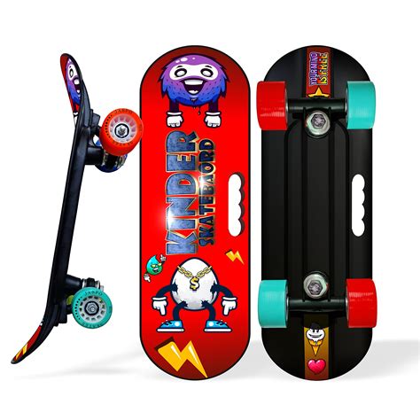 Buy Jaspo Dragon Fire Junior Kids Fiber Skateboard I Casterboard I ...