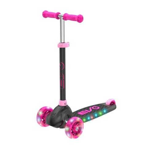 EVO Eclipse Light-Up 3 Wheeled Scooter | Pink