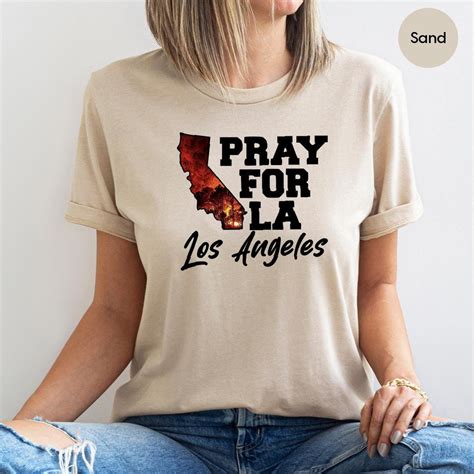Pray for the LA Shirt, California Maps Graphic Shirts, Strong Los ...