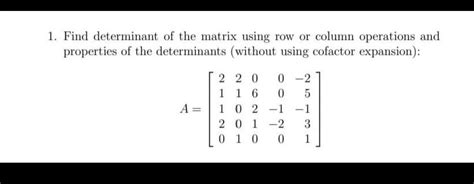 Image result for Getting Determinant Using Secounf Collum