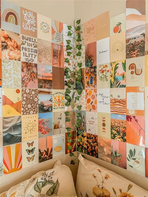 VEENSHI set of 63 Indie 90s Aesthetic Wall Collage Kit, VSCO, Girl Room ...