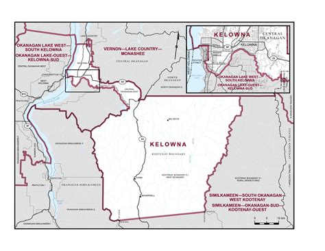 Kelowna | Maps and Boundary Descriptions – 2023 Representation Orders | Elections Canada