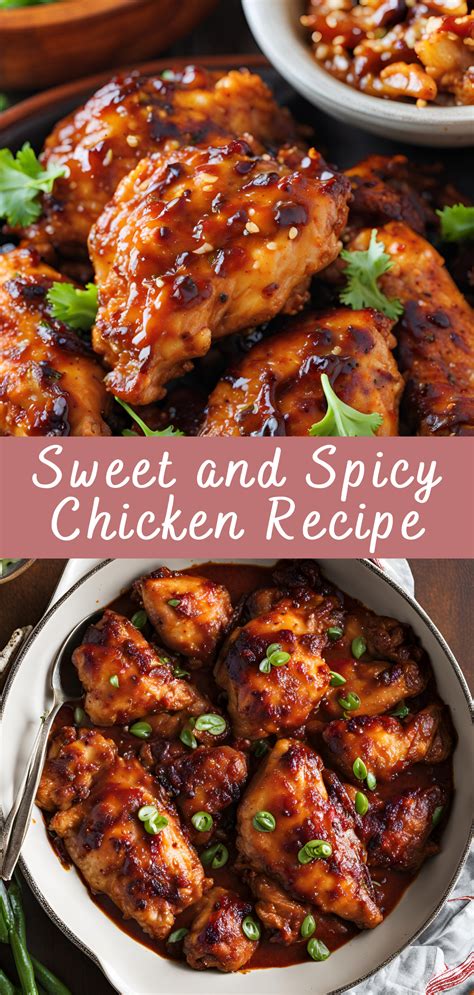 Sweet and spicy chicken – Artofit