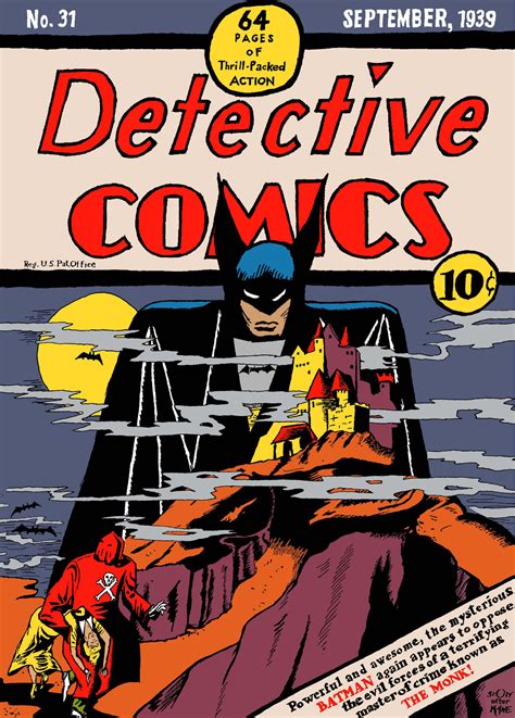 Detective Comics #31 (1939) Rescribbled by ScottHollifield on DeviantArt