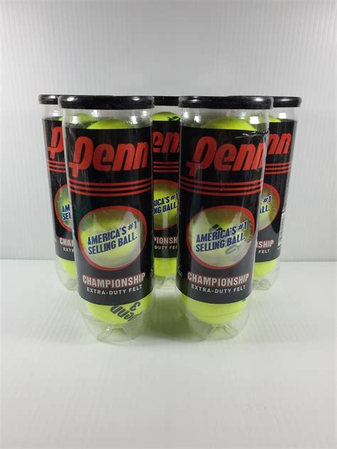 Penn Championship Tennis Balls EXTRA DUTY Felt Pressurized Balls 5 Sets ...